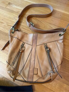 Vintage Fossil crossbody hobo bag